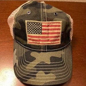 Ralph Lauren Camouflaged Trucker Cap
